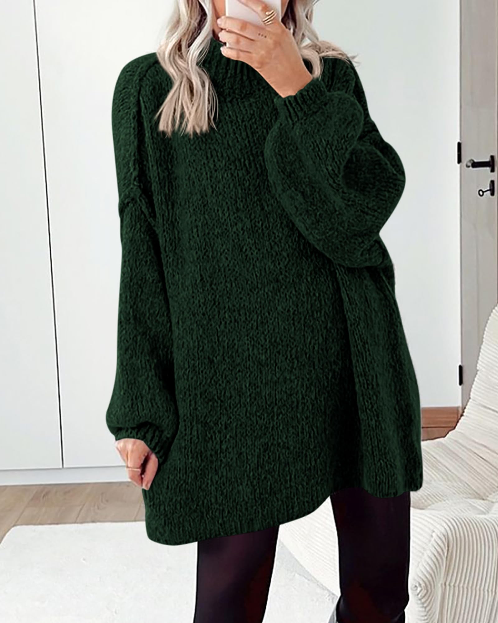 Foto 3 pulgar | Jersey Btfbm Para Mujer, Manga Larga, Grueso, De Gran Tamaño - Venta Internacional.