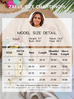 Foto 5 | Suéter Zaful Cuello Alto para Mujer-Venta Internacional