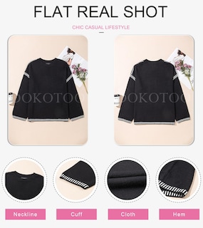 Foto 5 | Jersey Dokotoo Cálido Cuello Redondo para Mujer - Venta Internacional