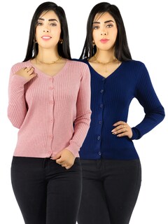 Foto 1 | Set de Suéteres Manga Larga para Mujer 2 Piezas