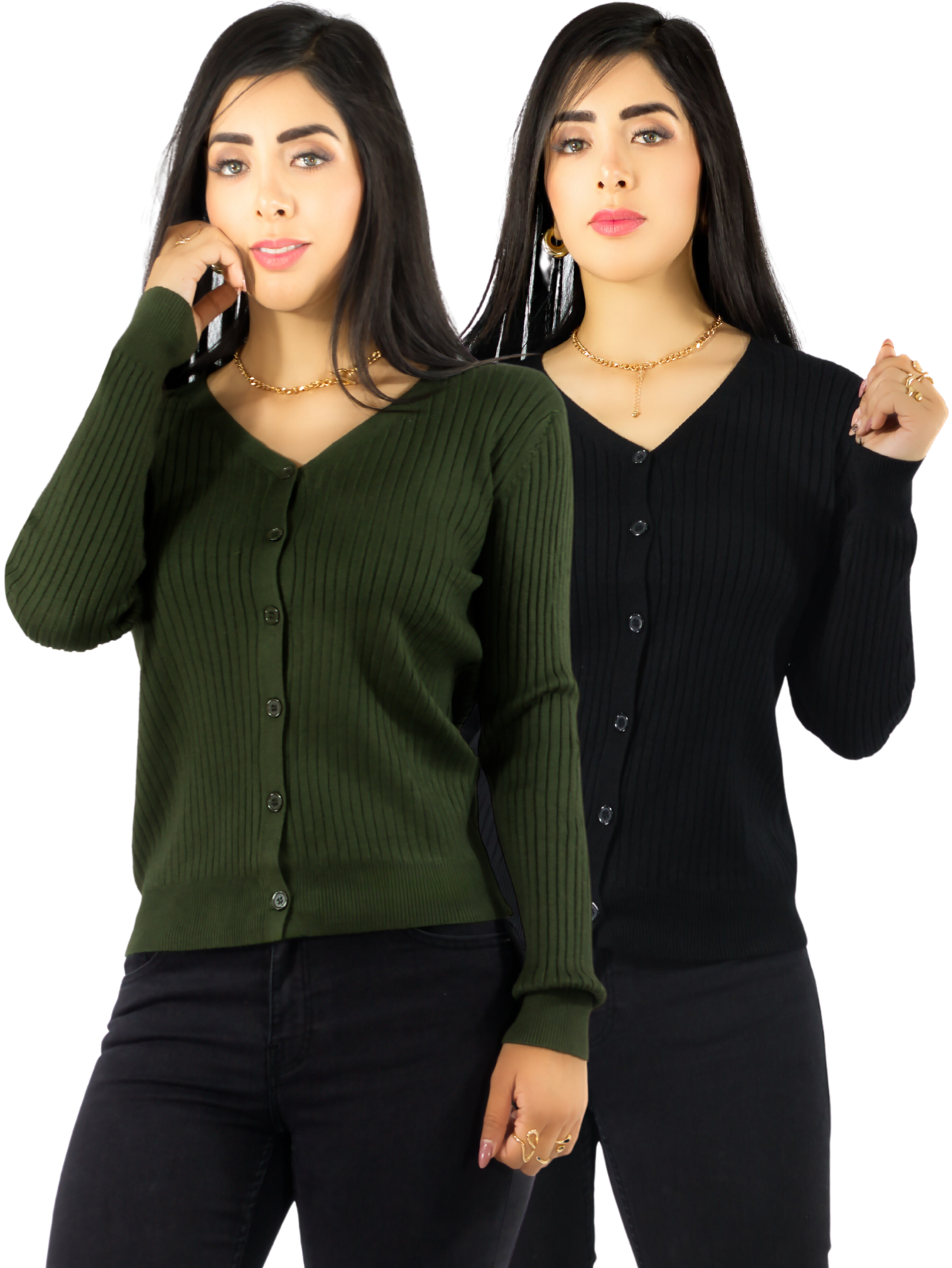 Set de 2 Suéteres para Mujer Variedad De Colores