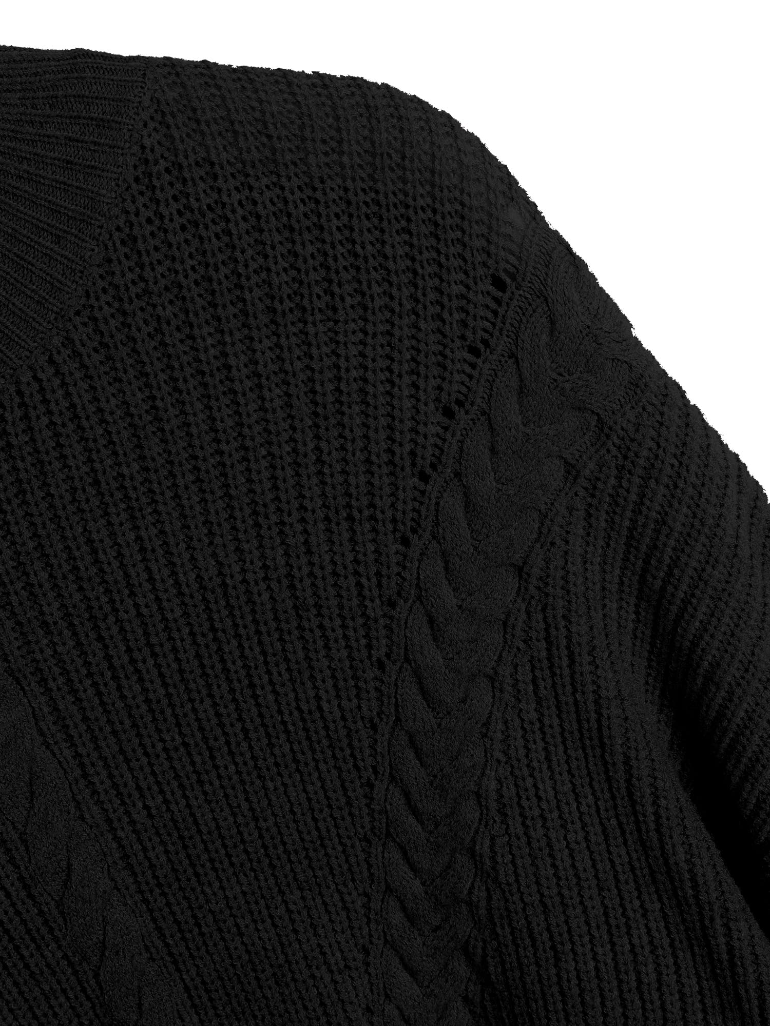 Foto 5 pulgar | Jersey Zaful De Punto Acanalado Con Cuello Alto Y Mangas Tipo Farol Para Mujer - Venta Internacional.