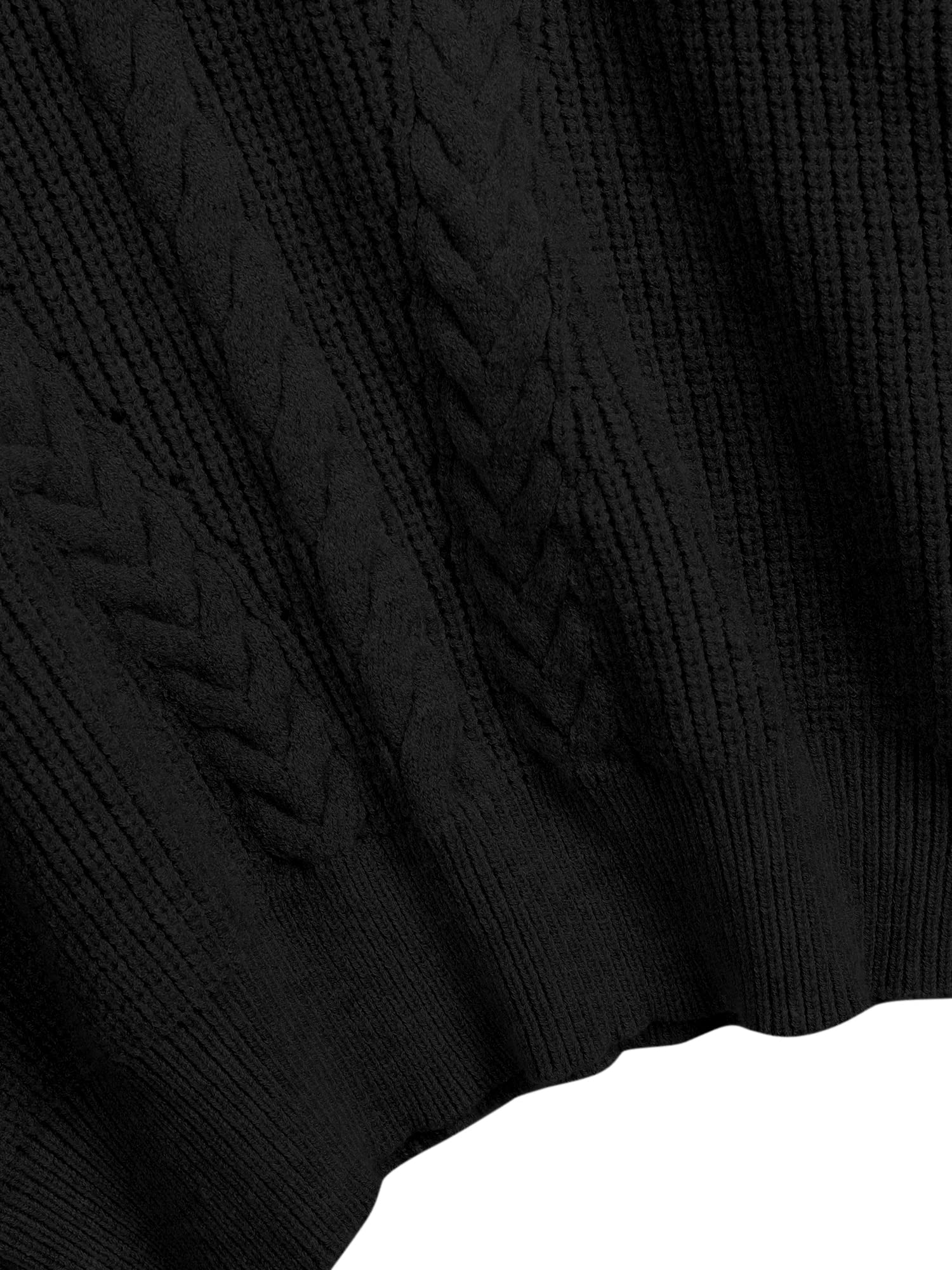 Foto 6 pulgar | Jersey Zaful De Punto Acanalado Con Cuello Alto Y Mangas Tipo Farol Para Mujer - Venta Internacional.