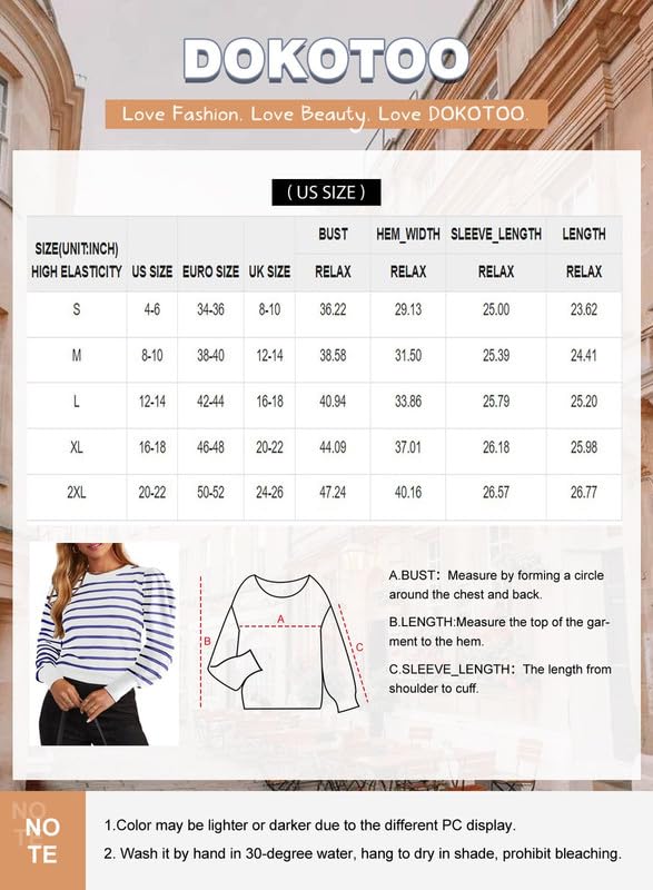 Foto 6 | Jersey Dokotoo De Rayas Para Mujer Verde De Punto Xxl - Venta Internacional.