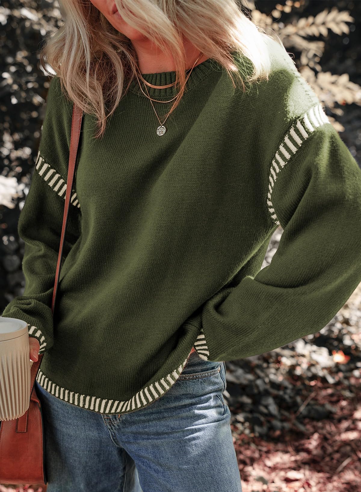 Foto 4 pulgar | Jersey Dokotoo Cofmy Otoño-invierno Para Mujer Verde - Venta Internacional.