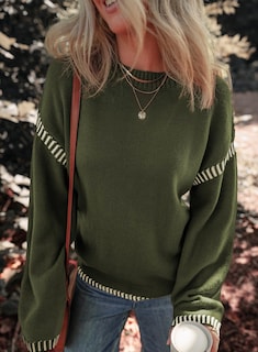 Foto 5 | Jersey Dokotoo Cofmy Otoño-invierno Para Mujer Verde - Venta Internacional.