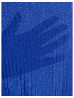 Foto 5 | Jersey Corto Sweatyrocks De Punto Acanalado Azul Raglán Para Mujer - Venta Internacional.