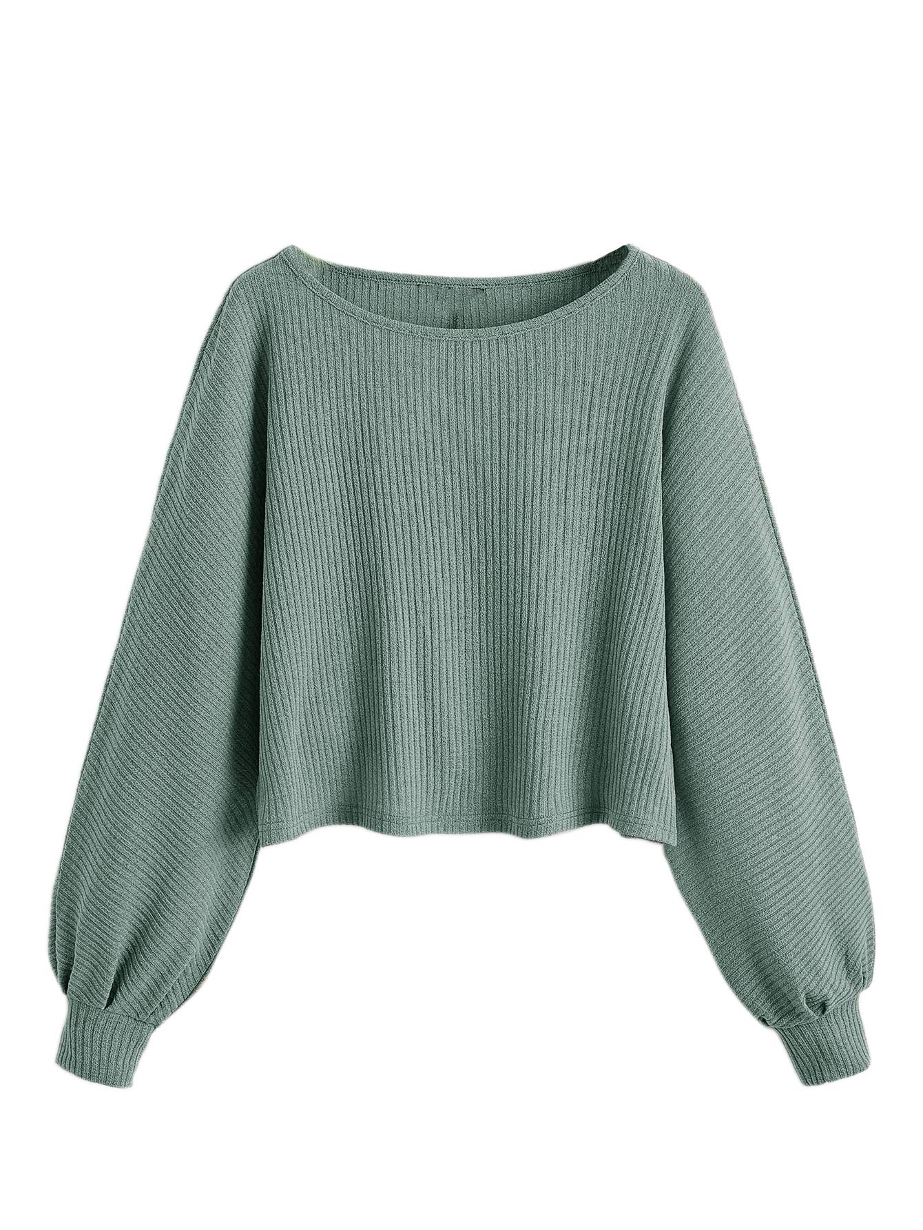 Jersey Corto Sweatyrocks Casual De Punto Acanalado Con Cuello Redondo - Venta Internacional.