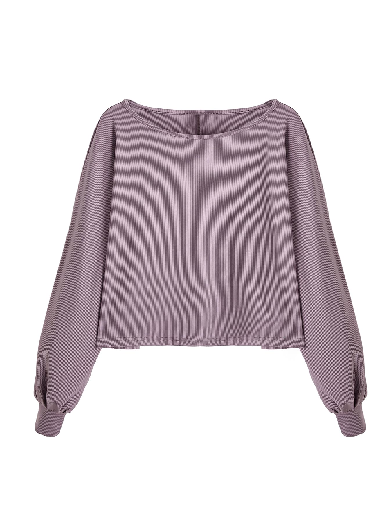 Foto 2 pulgar | Jersey Corto Sweatyrocks Para Mujer, Color Morado Empolvado, Talla M - Venta Internacional.
