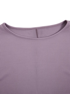 Foto 3 | Jersey Corto Sweatyrocks Para Mujer, Color Morado Empolvado, Talla M - Venta Internacional.