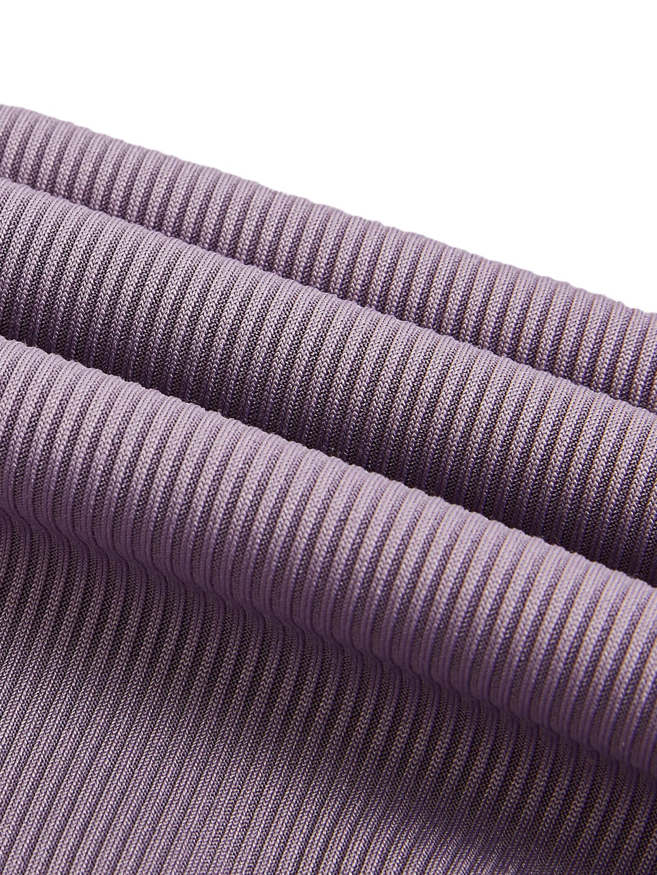 Foto 6 pulgar | Jersey Corto Sweatyrocks Para Mujer, Color Morado Empolvado, Talla M - Venta Internacional.