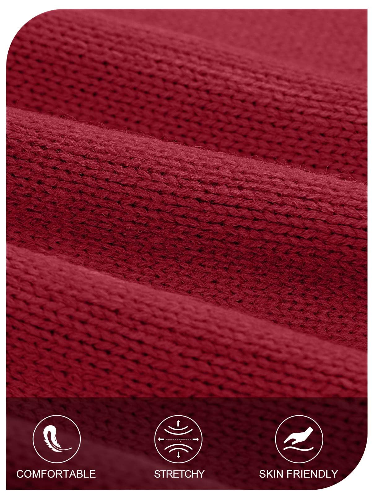Foto 7 pulgar | Jersey Merokeety Para Mujer, Otoño-invierno 2024, A Rayas, Rojo - Venta Internacional.