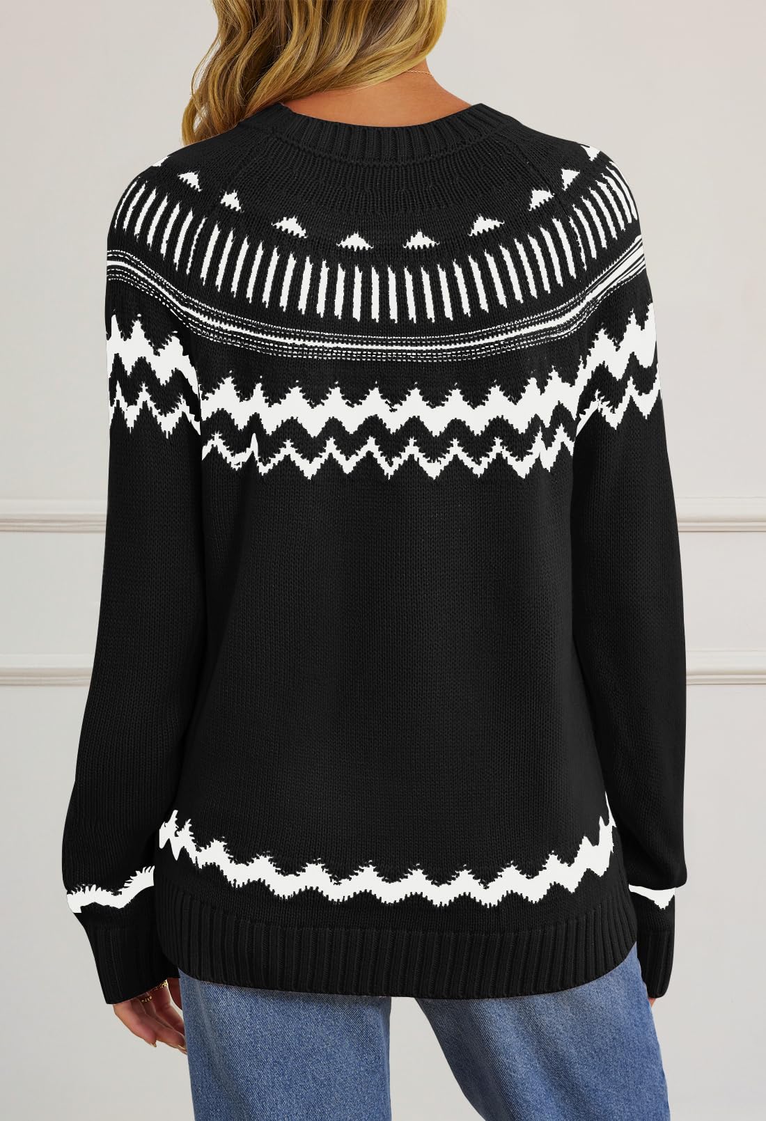 Foto 5 pulgar | Jersey Merokeety Para Mujer 2024 A Rayas, Color Negro - Venta Internacional.