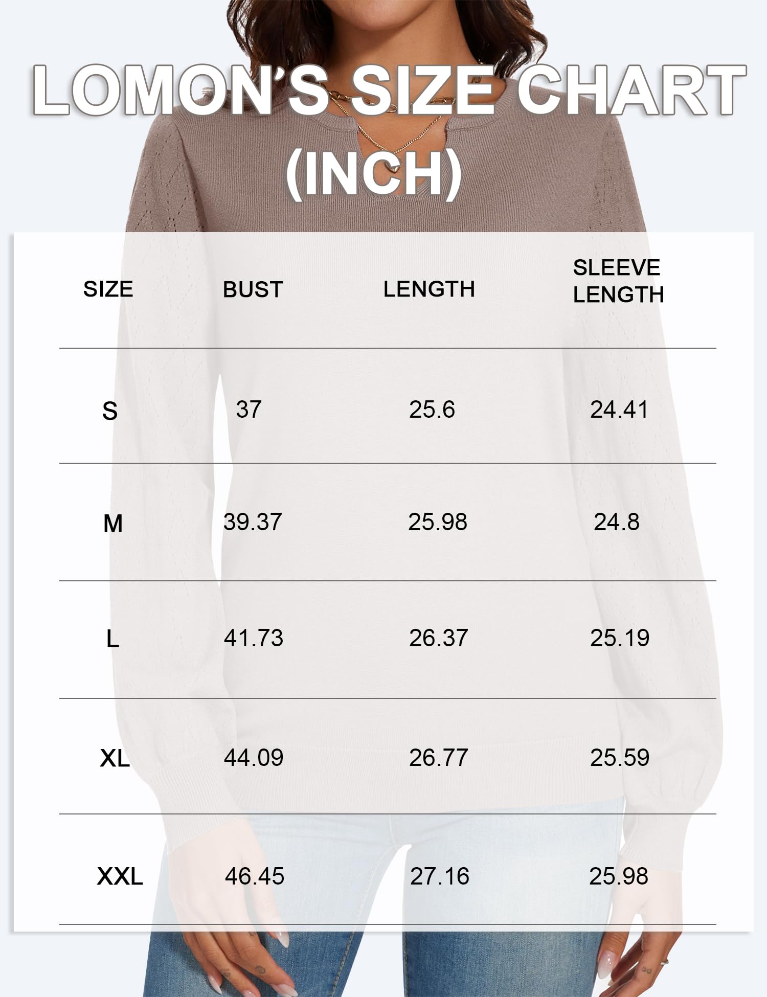 Foto 6 pulgar | Vestido Tipo Suéter Lomon Para Mujer, Cuello En V, Manga Larga, Marrón - Venta Internacional.