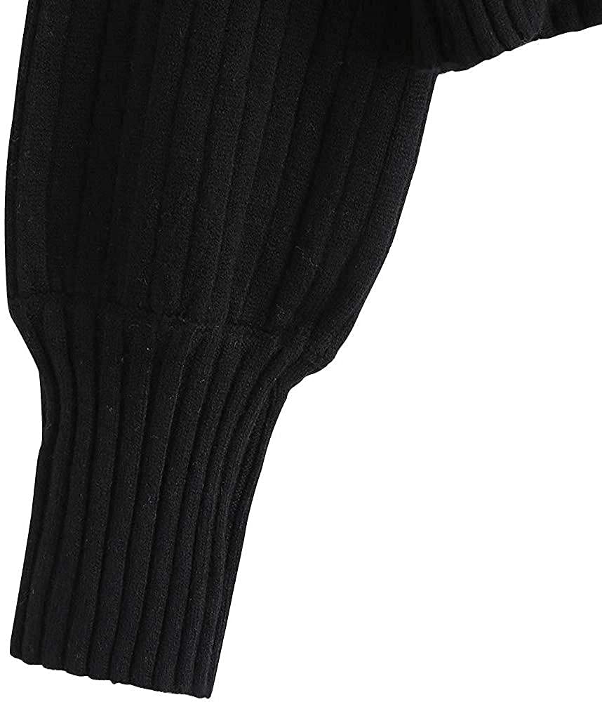 Foto 5 pulgar | Jersey Zaful Para Mujer, Cuello Redondo, Manga Larga, Punto Acanalado - Venta Internacional.