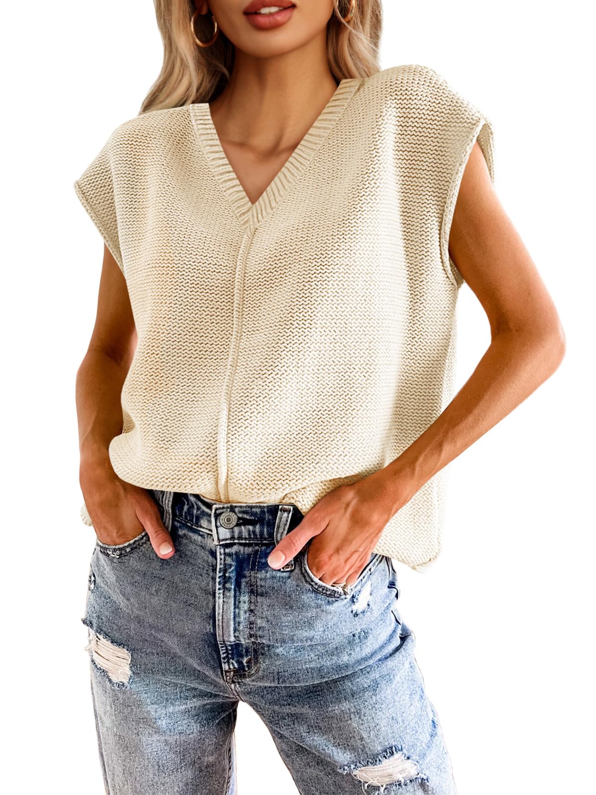 Jersey Saodimallsu Con Cuello En V Y Manga Corta Para Mujer - Venta Internacional.