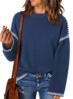 Foto 1 | Jersey Dokotoo Para Mujer, Cuello Redondo, Cuello Redondo, Manga Acampanada, Talla S - Venta Internacional.