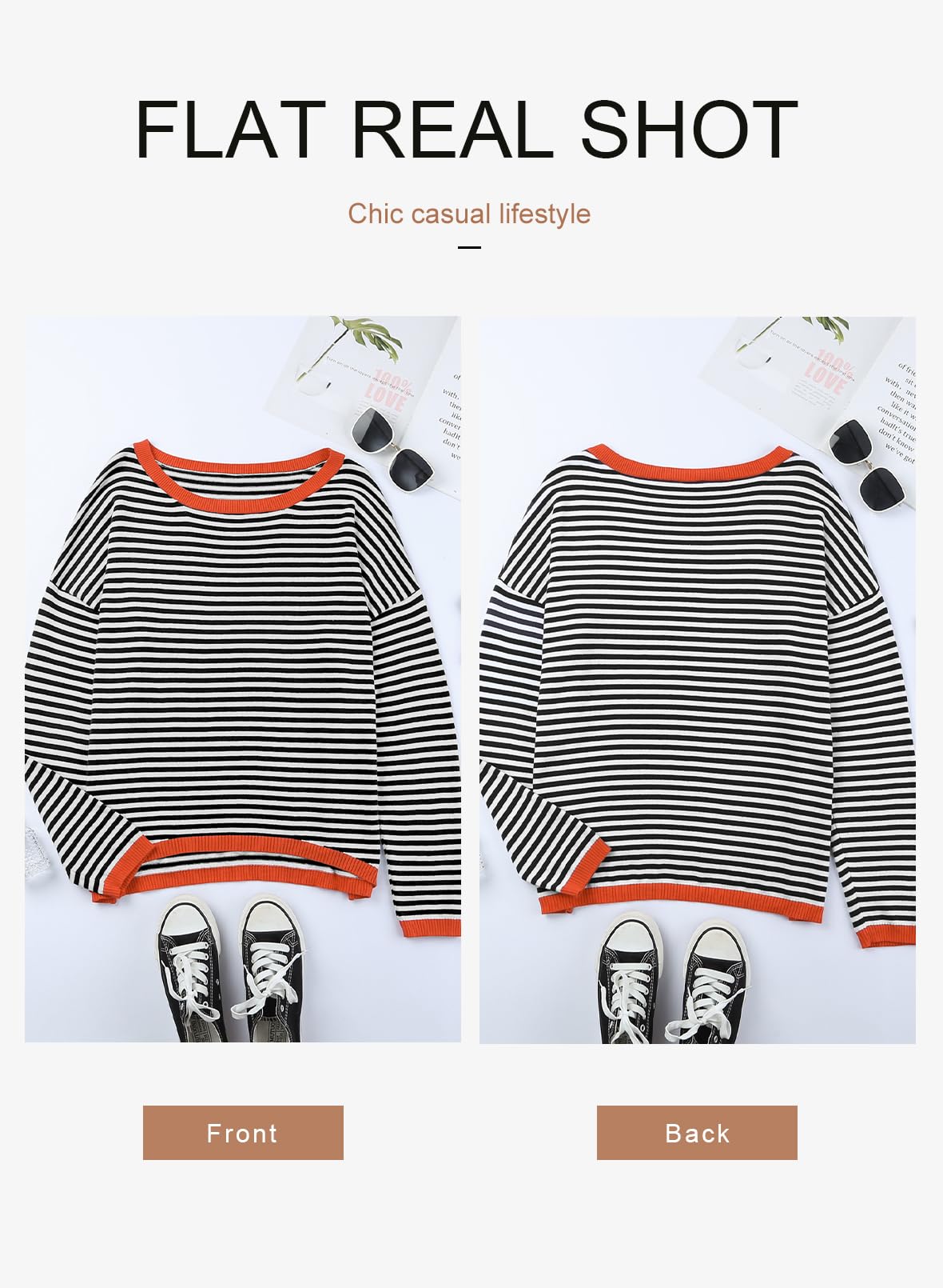 Foto 4 | Jersey Dokotoo Negro A Rayas Con Bloques De Color Para Mujer - Venta Internacional.