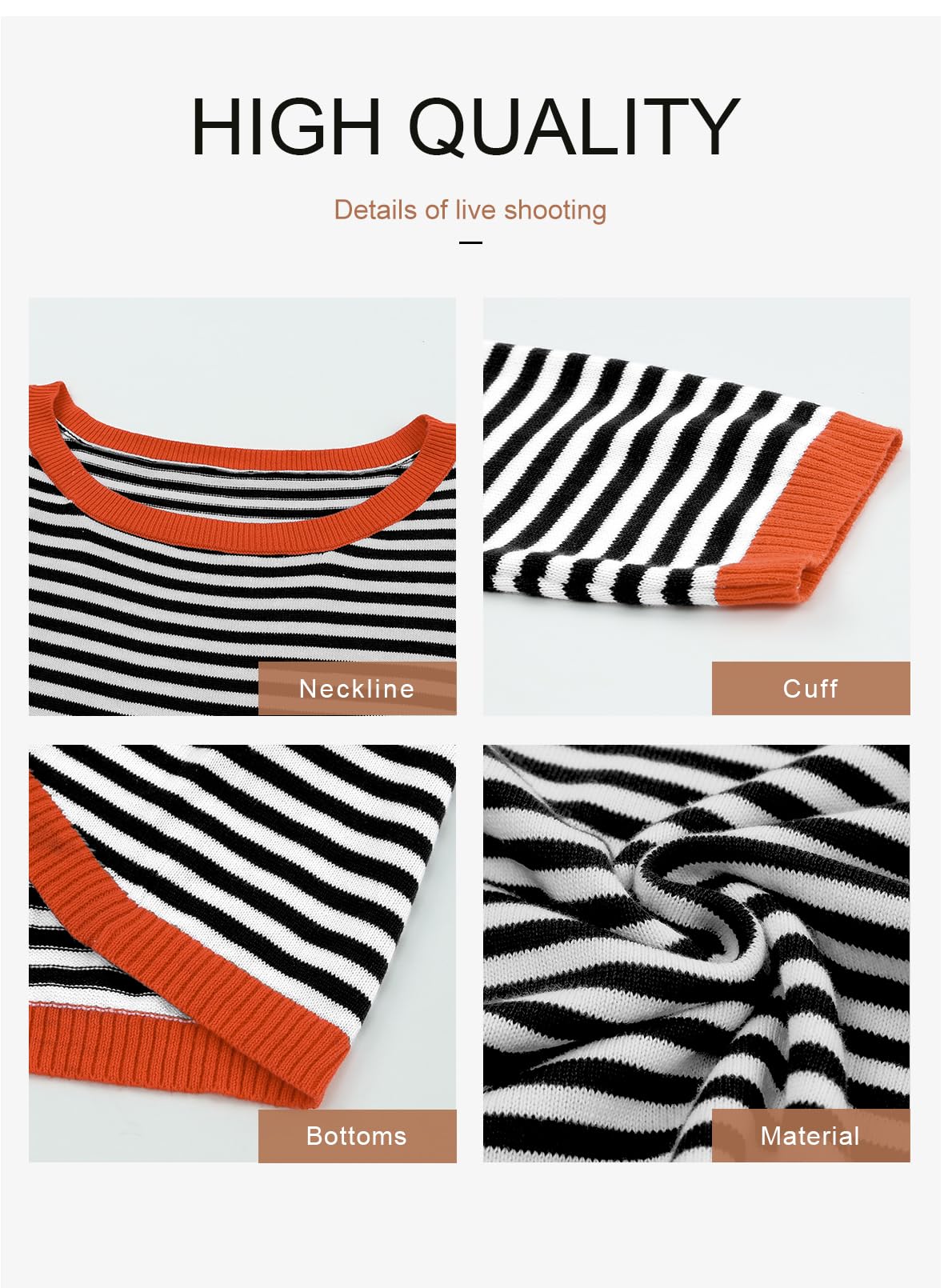 Foto 5 | Jersey Dokotoo Negro A Rayas Con Bloques De Color Para Mujer - Venta Internacional.