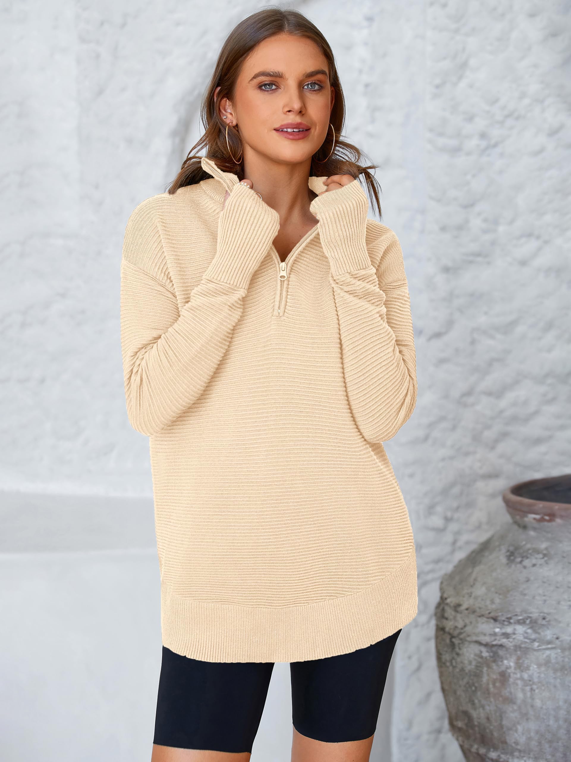 Foto 6 pulgar | Jersey Prettygarden Para Mujer, De Punto Acanalado, Cuello En V - Venta Internacional.
