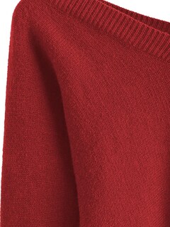 Foto 3 | Jersey Zaful Para Mujer Con Cuello En V Corto, Manga Larga, Rojo, Talla M - Venta Internacional.