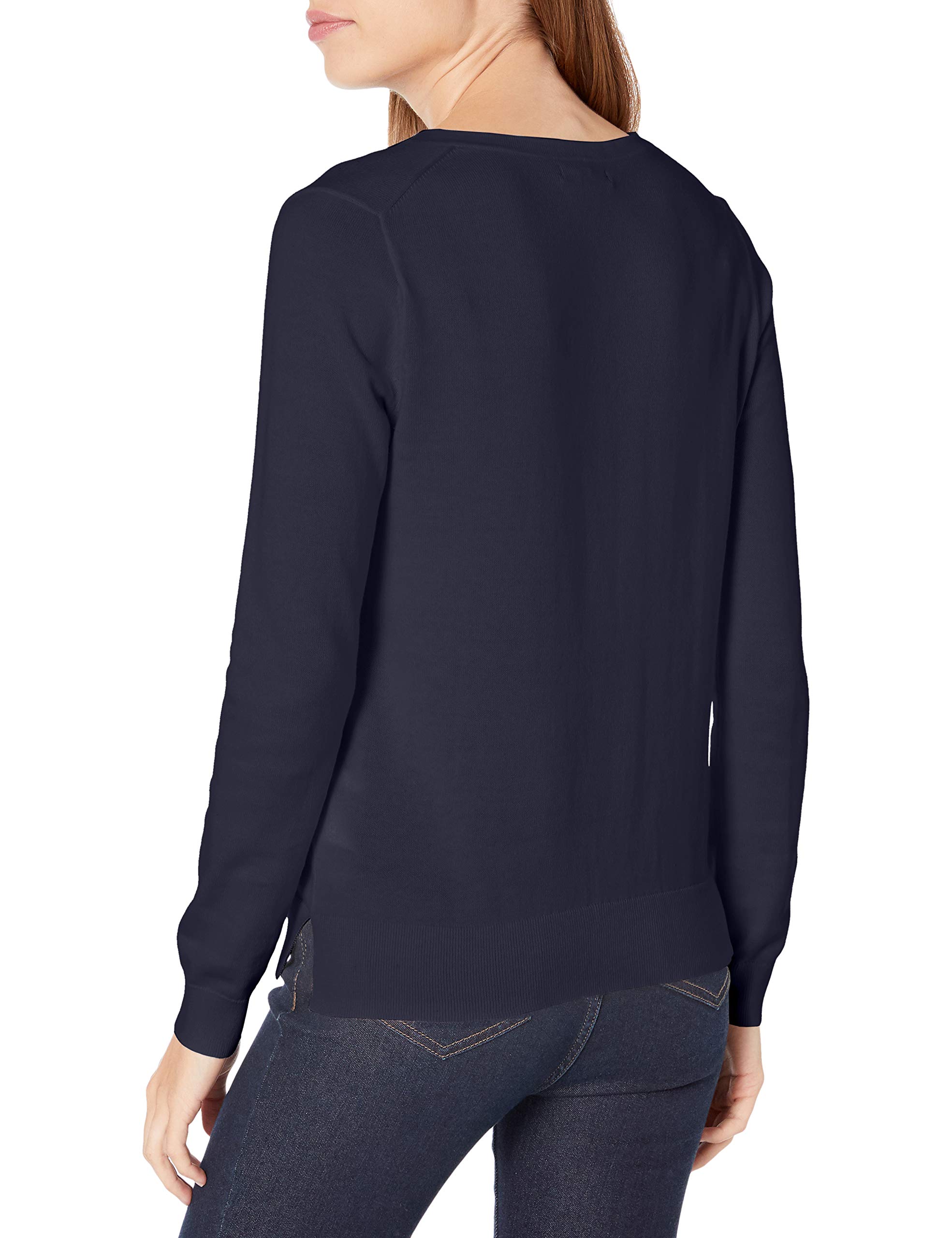 Foto 3 pulgar | Jersey Nautica Para Mujer, Sin Esfuerzo, Clase J, Cuello En V, Azul Marino - Venta Internacional.