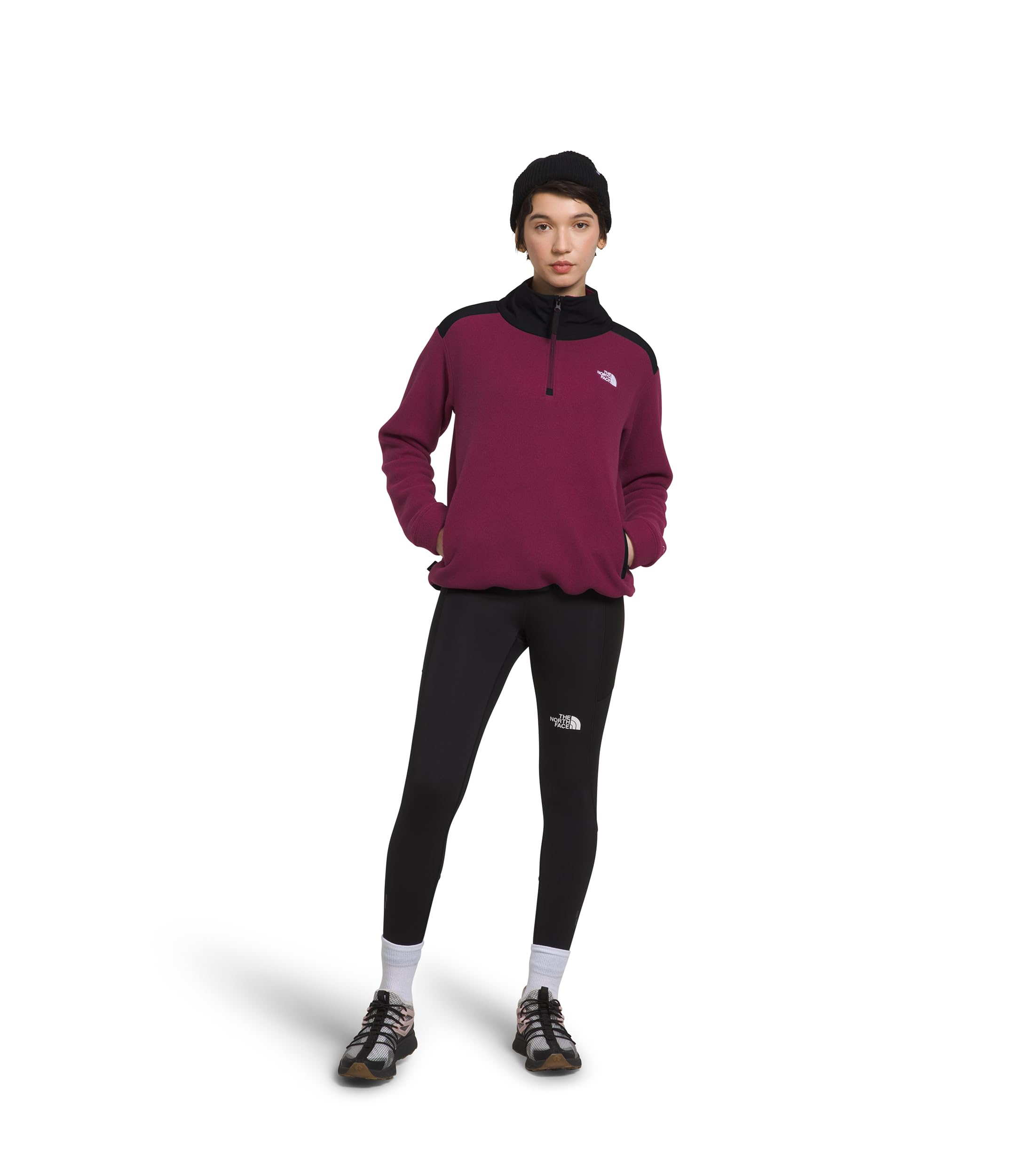 Foto 3 pulgar | Jersey The North Face Alpine Polartec 200 Para Mujer Boysenberry - Venta Internacional.