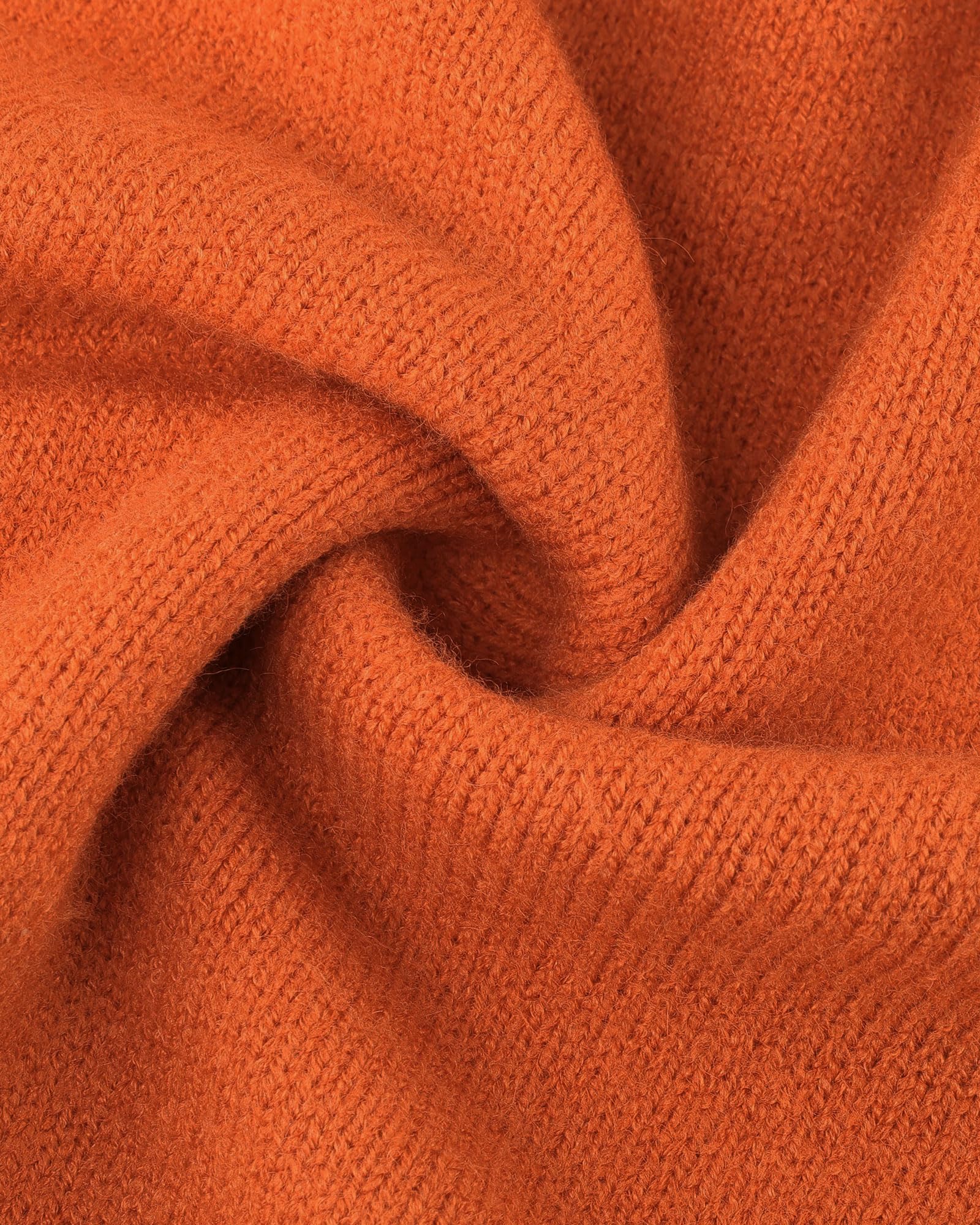 Foto 6 pulgar | Jersey Messic Con Cuello En V Para Mujer, Color Naranja Oxidado, Talla L - Venta Internacional.