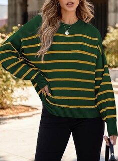 Foto 4 | Jersey Dokotoo, Ligero, A Rayas, Para Mujer, Otoño 2024 - Venta Internacional.