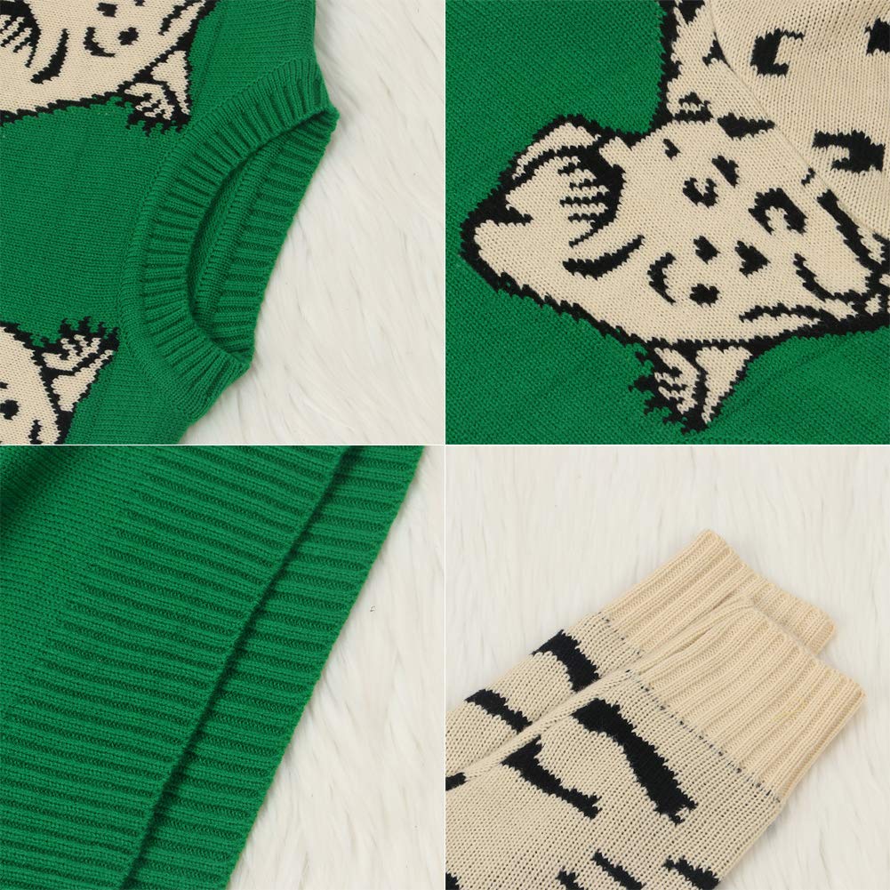 Foto 6 pulgar | Jersey Junboon Para Mujer, Casual, Con Estampado De Leopardo, Tejido Verde - Venta Internacional.