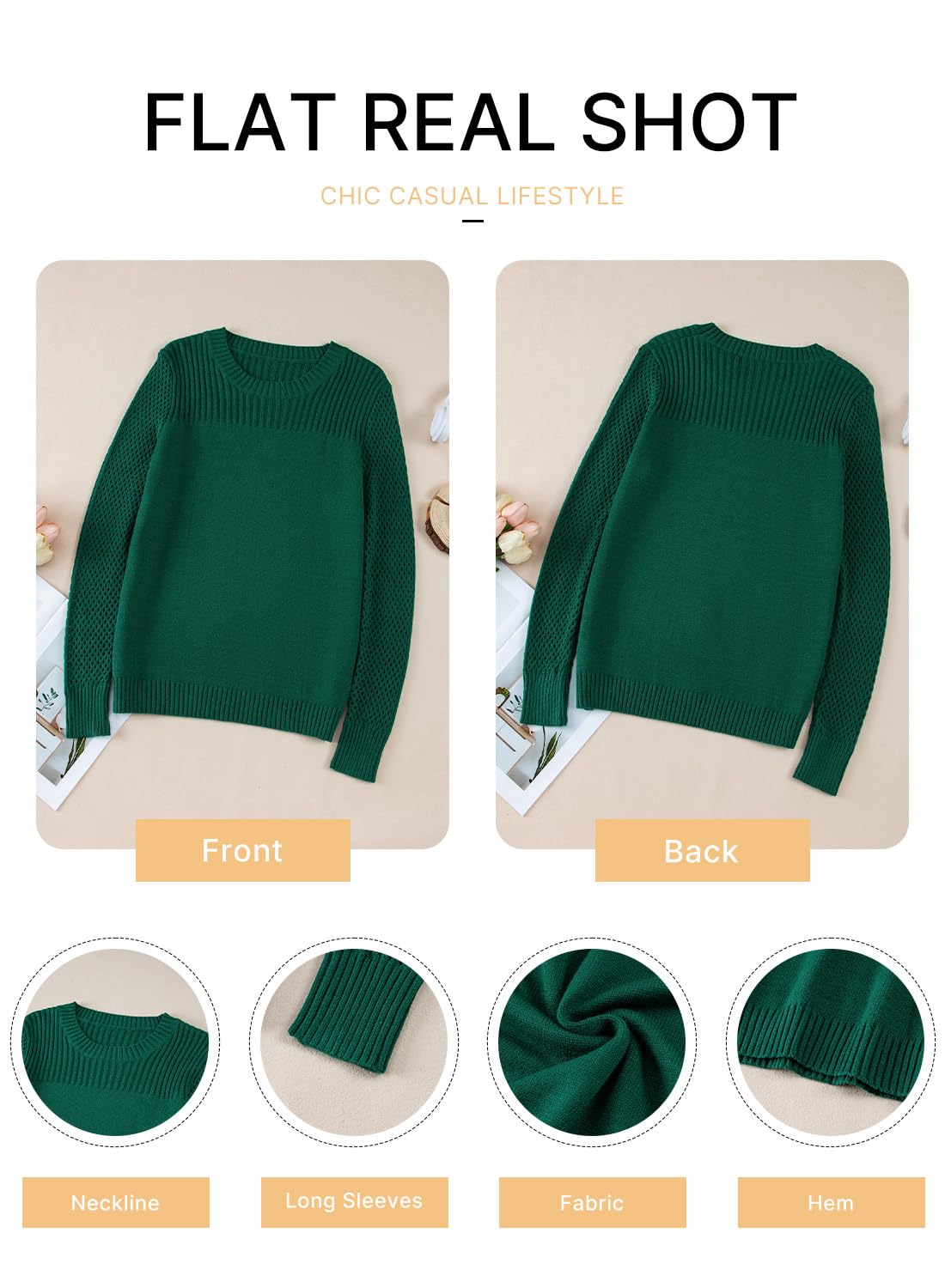 Foto 6 pulgar | Jersey Evaless Para Mujer, Moderno, De Otoño, Tejido Trenzado, Negro, Xl - Venta Internacional.