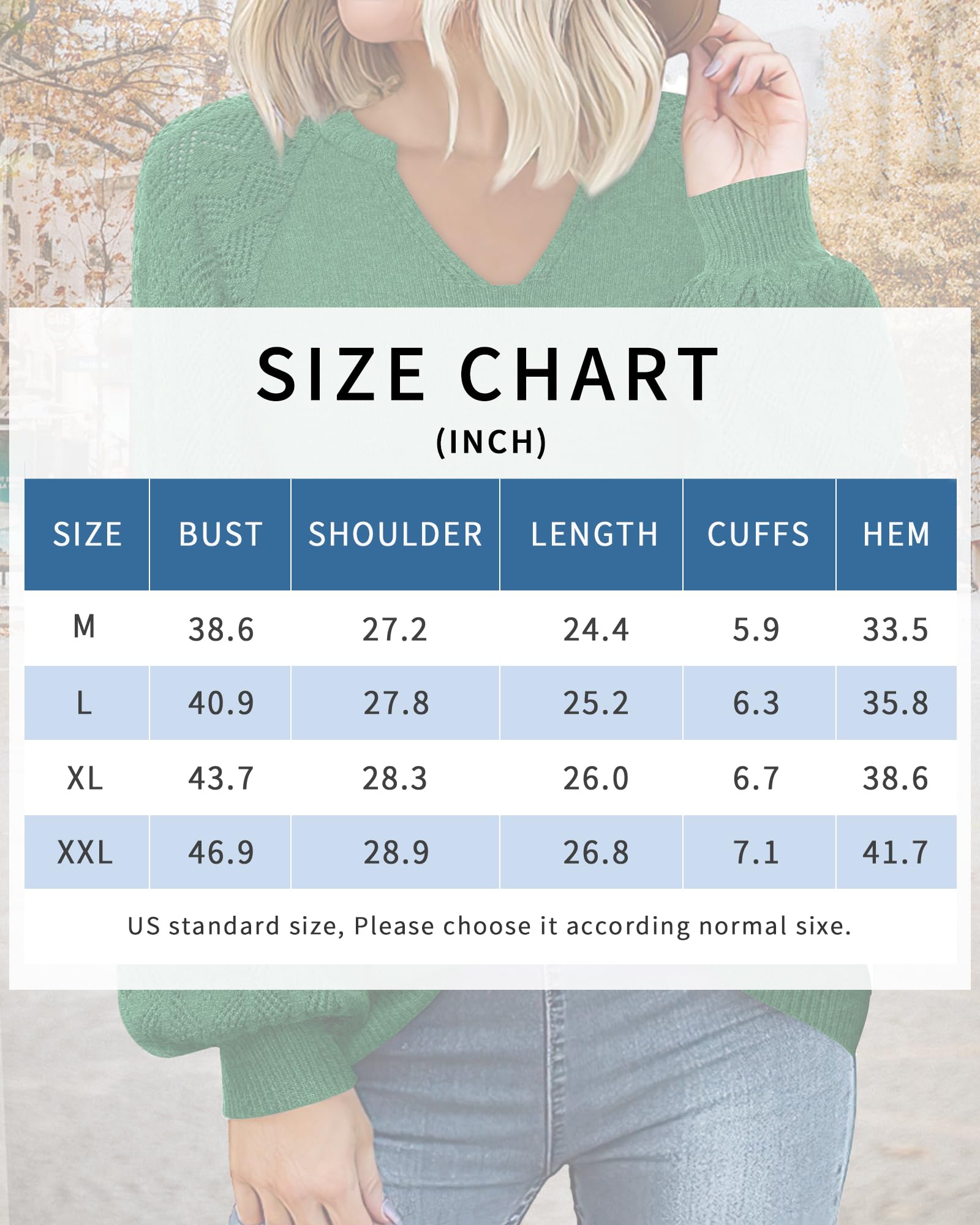 Foto 6 pulgar | Jersey Messic Cute Trendy Winter Para Mujer, Talla Grande, Verde - Venta Internacional.