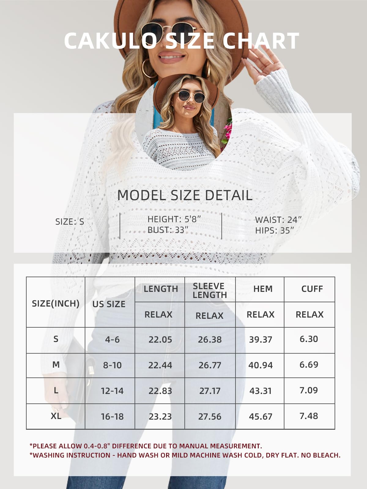 Foto 7 | Jersey Cakulo Con Hombros Descubiertos Para Otoño De 2024, Blanco Para Mujer - Venta Internacional.