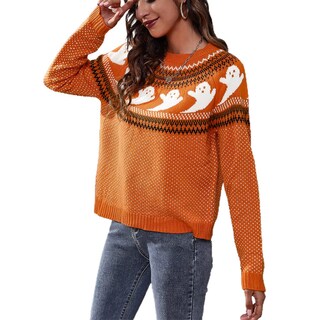 Foto 2 | Jersey Junboon Para Mujer, Vintage, Con Lunares, Diseño De Halloween, Diseño De Fantasma - Venta Internacional.