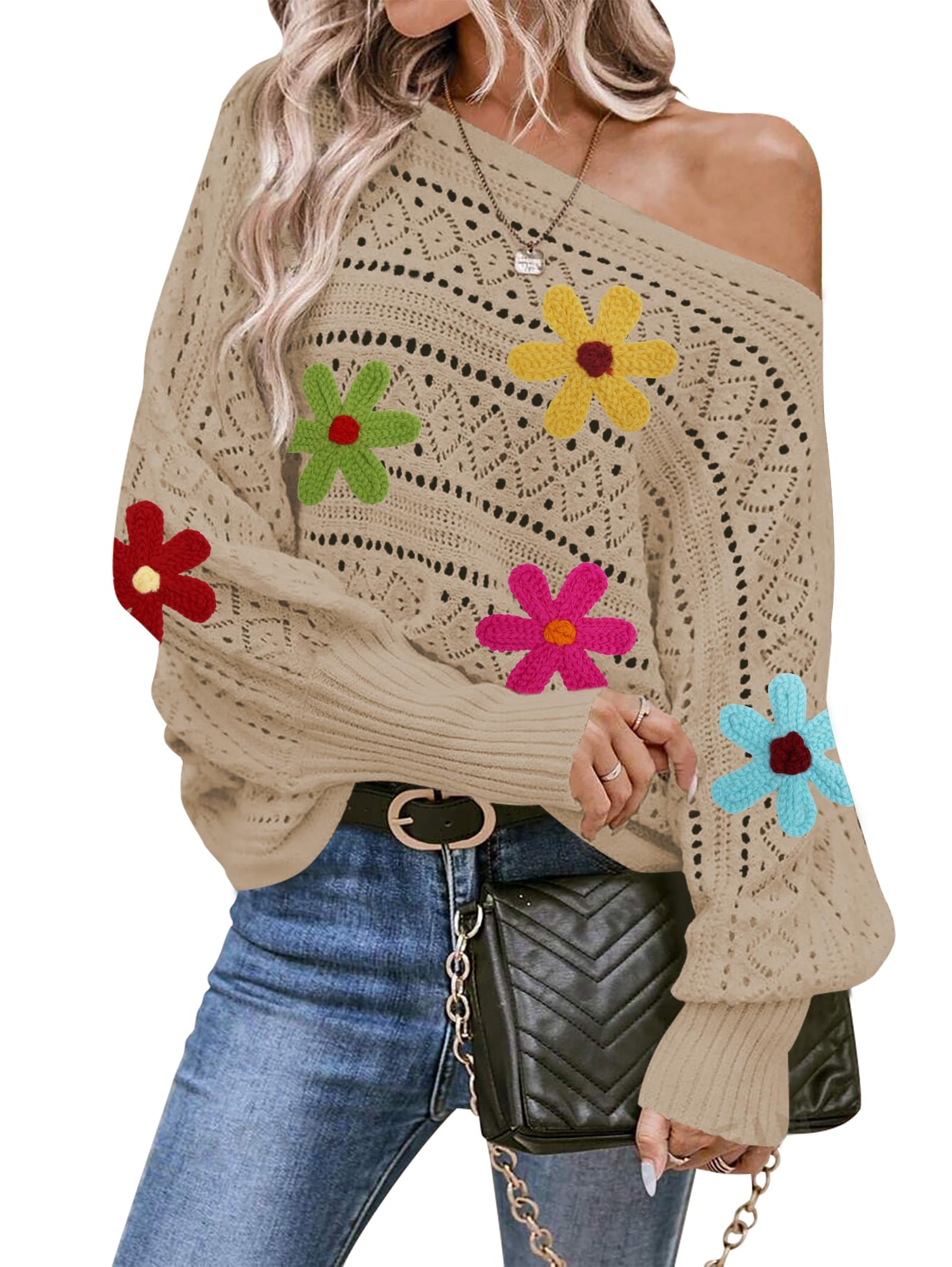 Foto 2 pulgar | Jersey Cakulo Para Mujer Con Hombros Descubiertos, Otoño 2024, Color Albaricoque S - Venta Internacional.