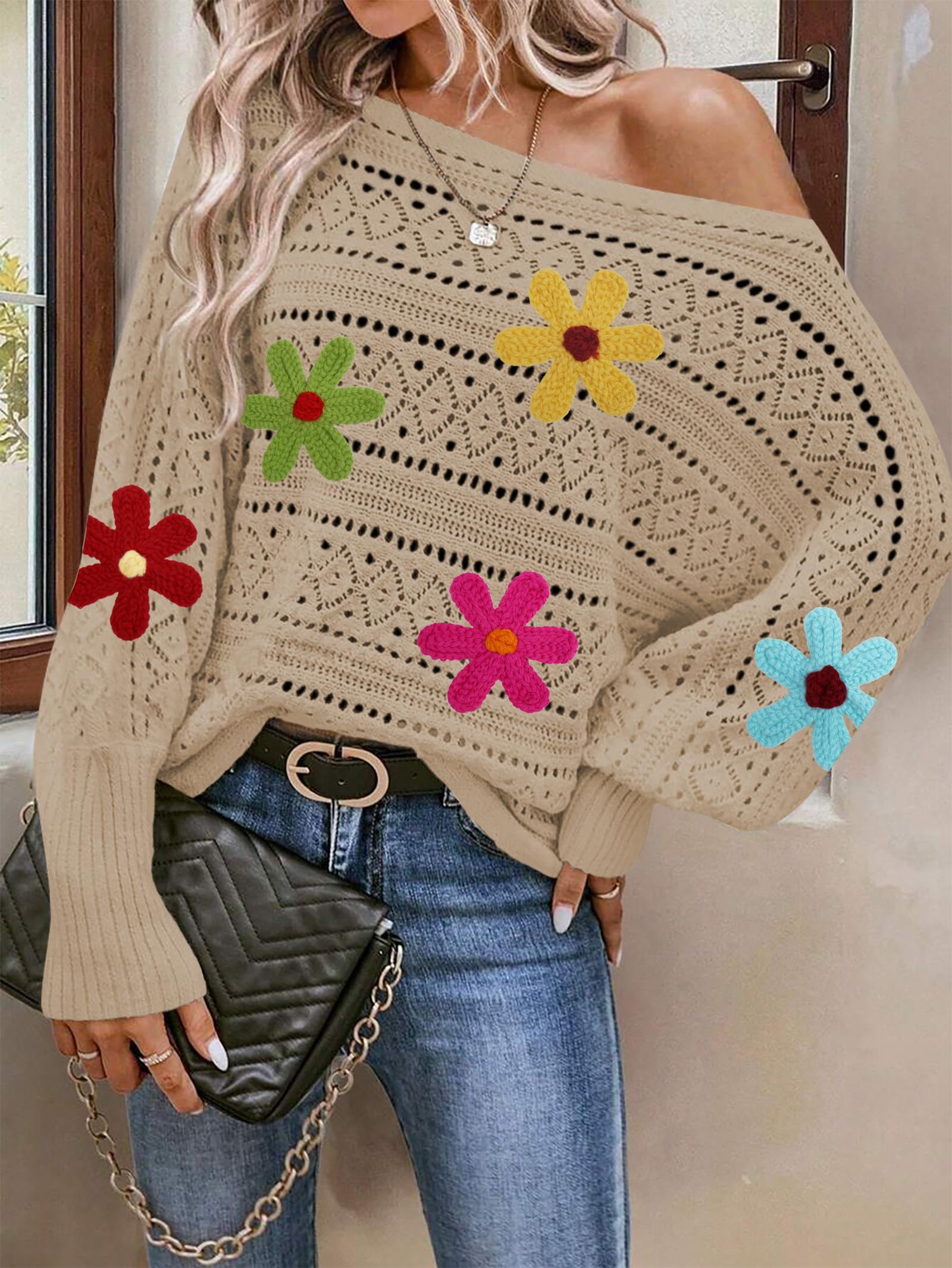 Foto 2 | Jersey Cakulo Para Mujer Con Hombros Descubiertos, Otoño 2024, Color Albaricoque S - Venta Internacional.