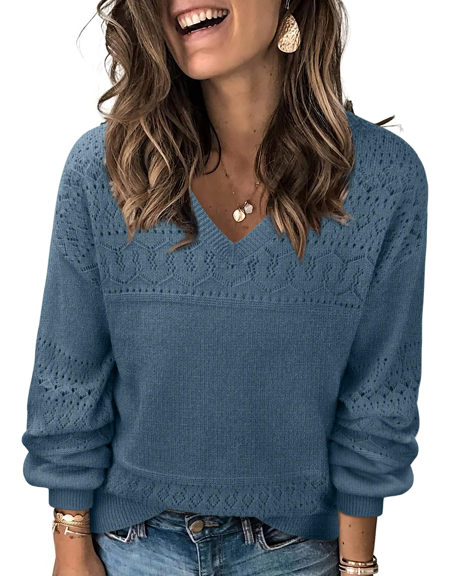Suéter Azul Messic para Mujer - Venta Internacional