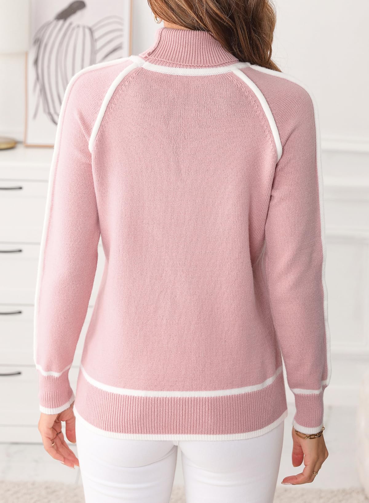 Foto 5 pulgar | Suéter Rosa Evaless Para Mujer - Venta Internacional