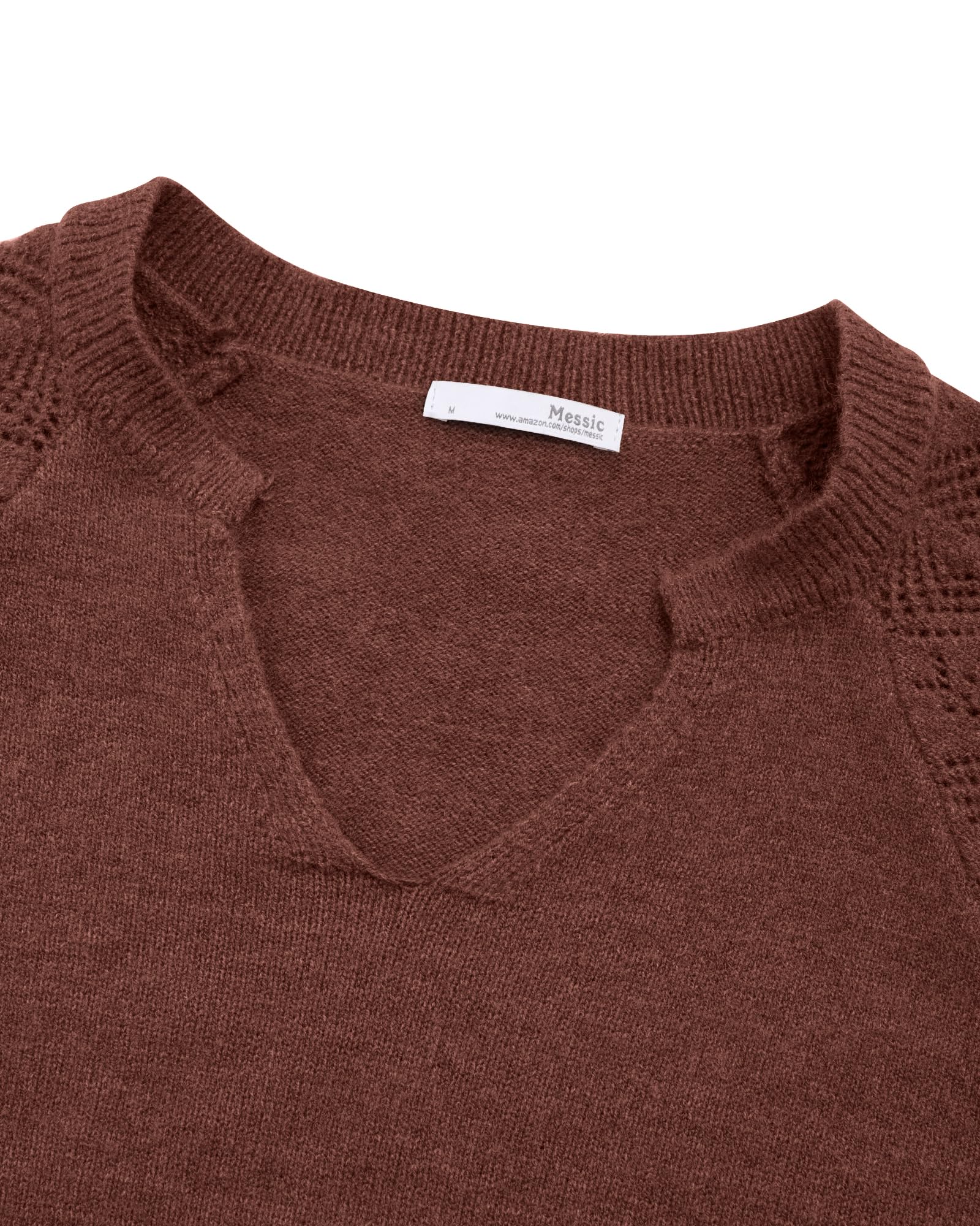 Foto 5 pulgar | Jersey Messic Holiday Winter, Cálido Y Feo, Con Cuello En V, Para Mujer - Venta Internacional.