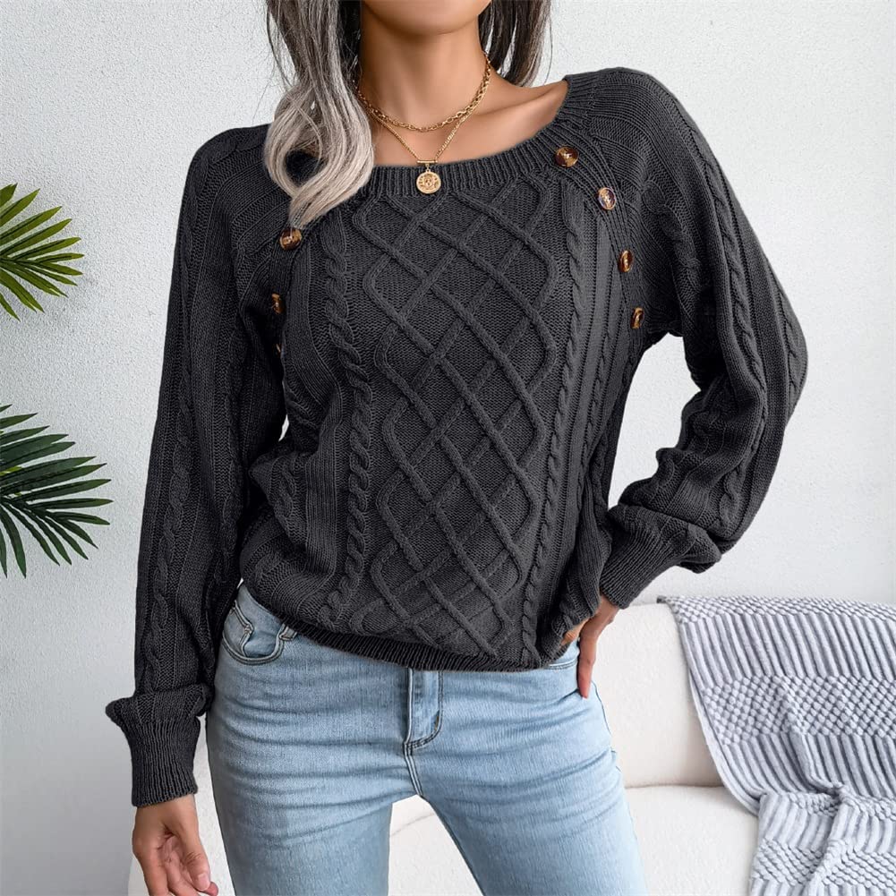 Foto 4 pulgar | Jersey Junboon De Punto Con Botones De Color Liso Para Mujer - Venta Internacional.