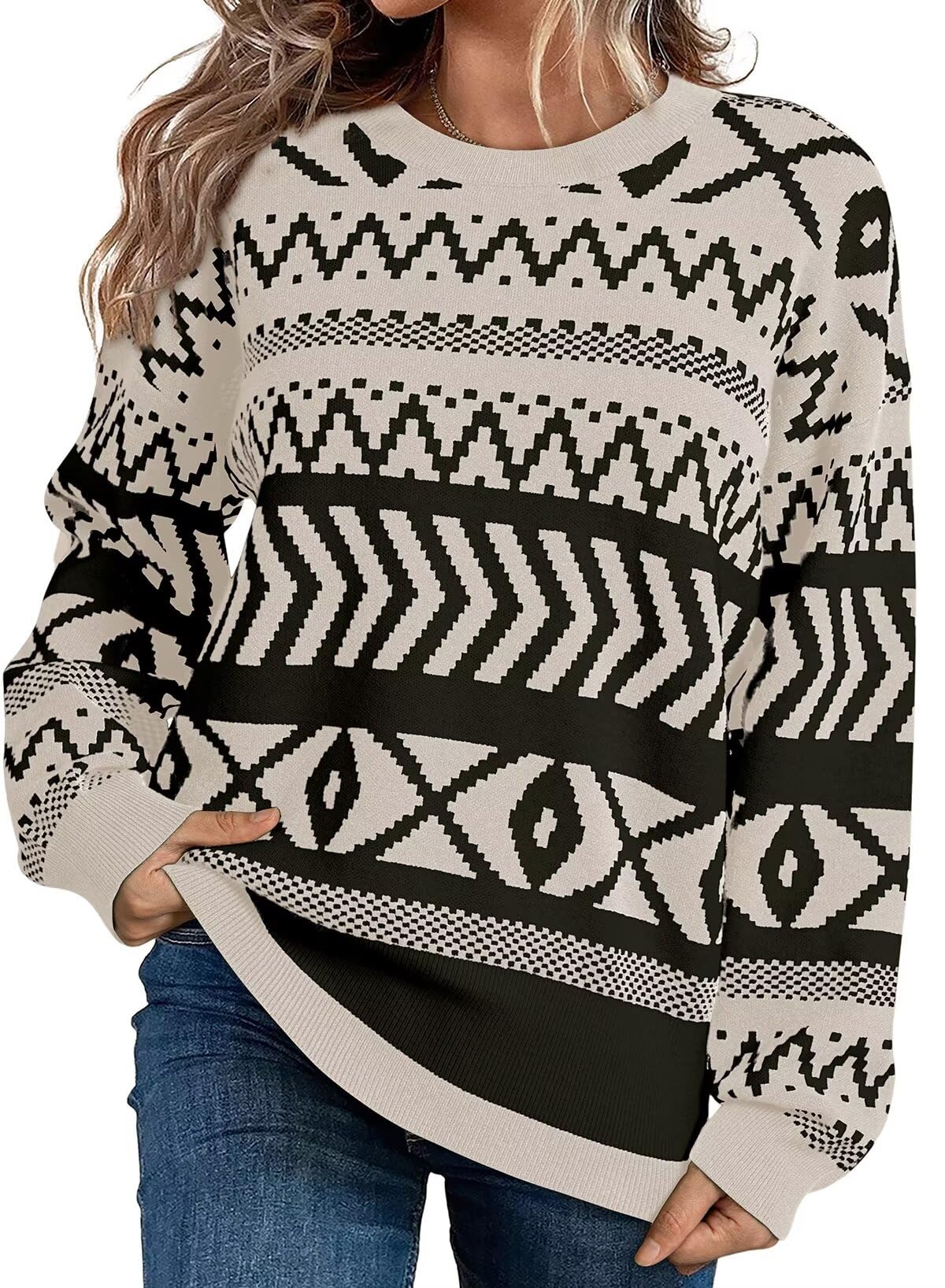 Foto 2 pulgar | Jersey Dokotoo Apricot Para Mujer De Manga Larga A Rayas - Venta Internacional.