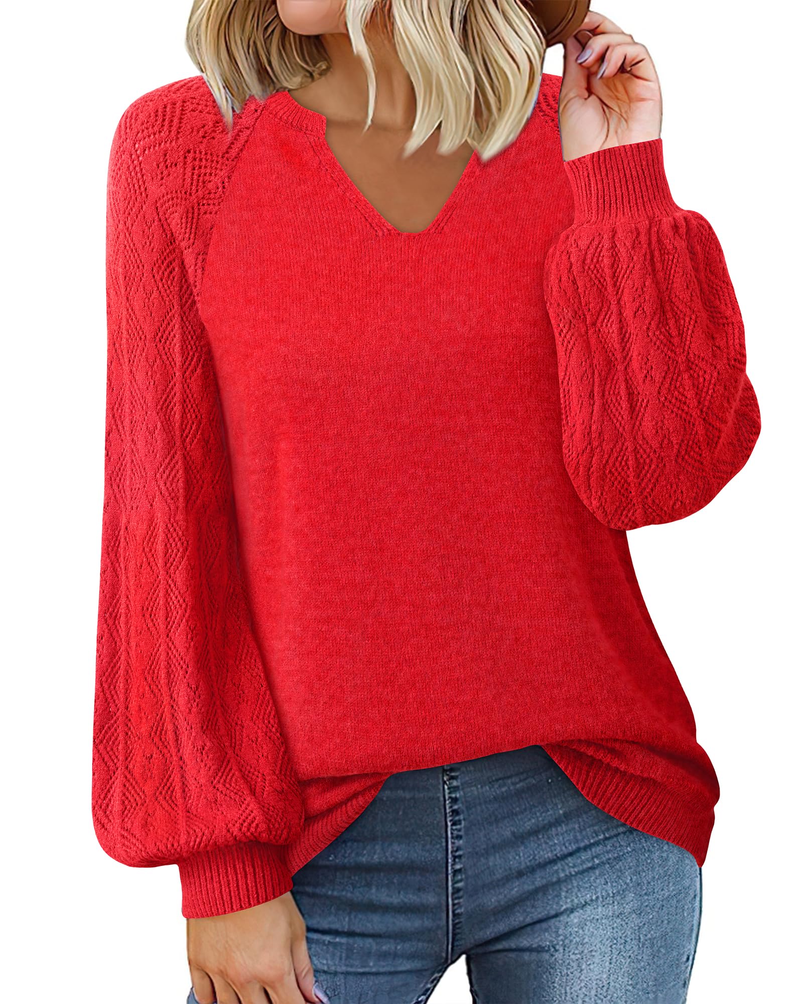 Foto 2 pulgar | Jersey Navideño Messic Para Mujer, Color Rojo, Talla M - Venta Internacional.