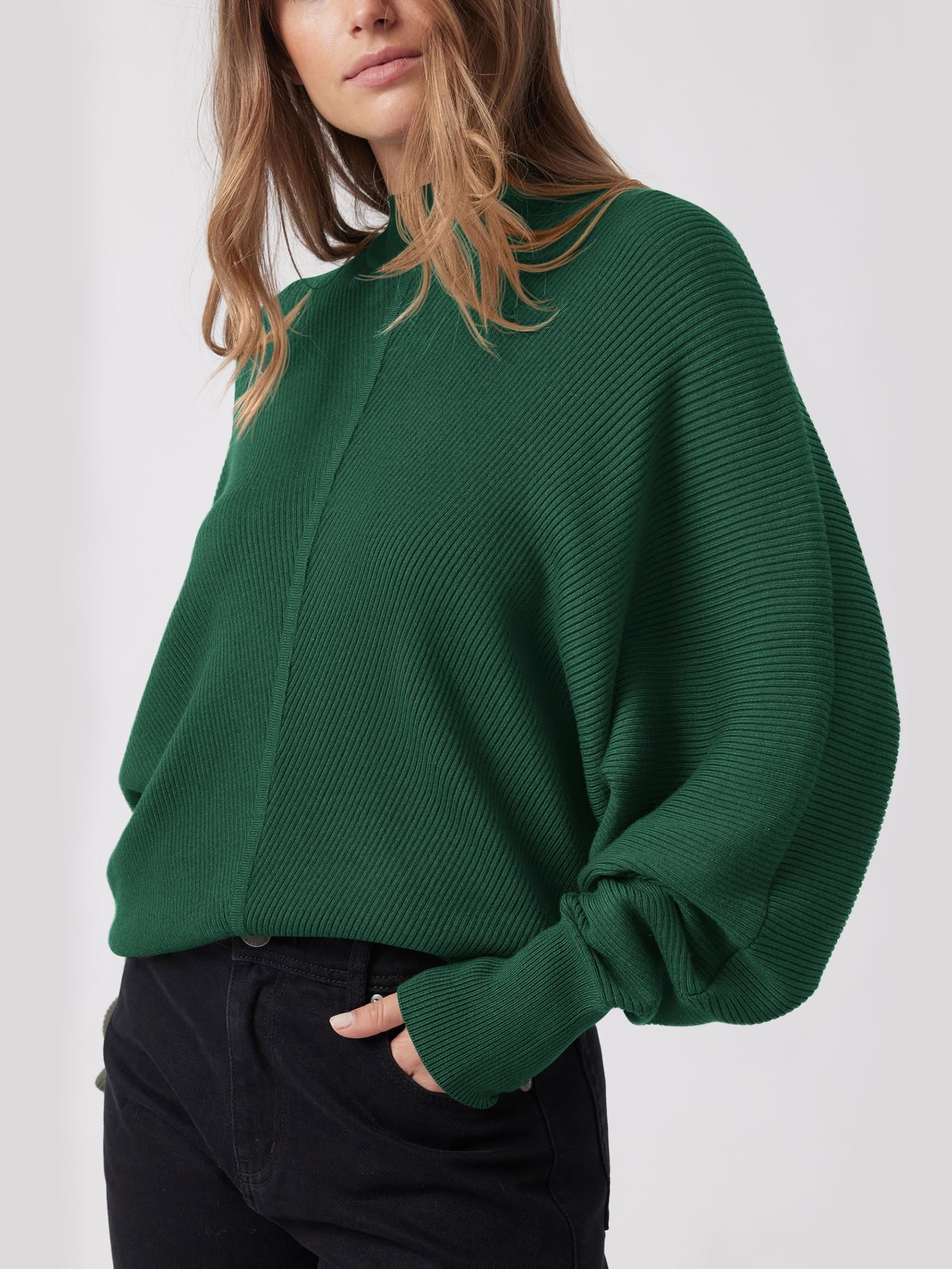 Foto 4 pulgar | Jersey Prettygarden Fashion De Otoño 2024 De Gran Tamaño Con Cuello Alto - Venta Internacional.