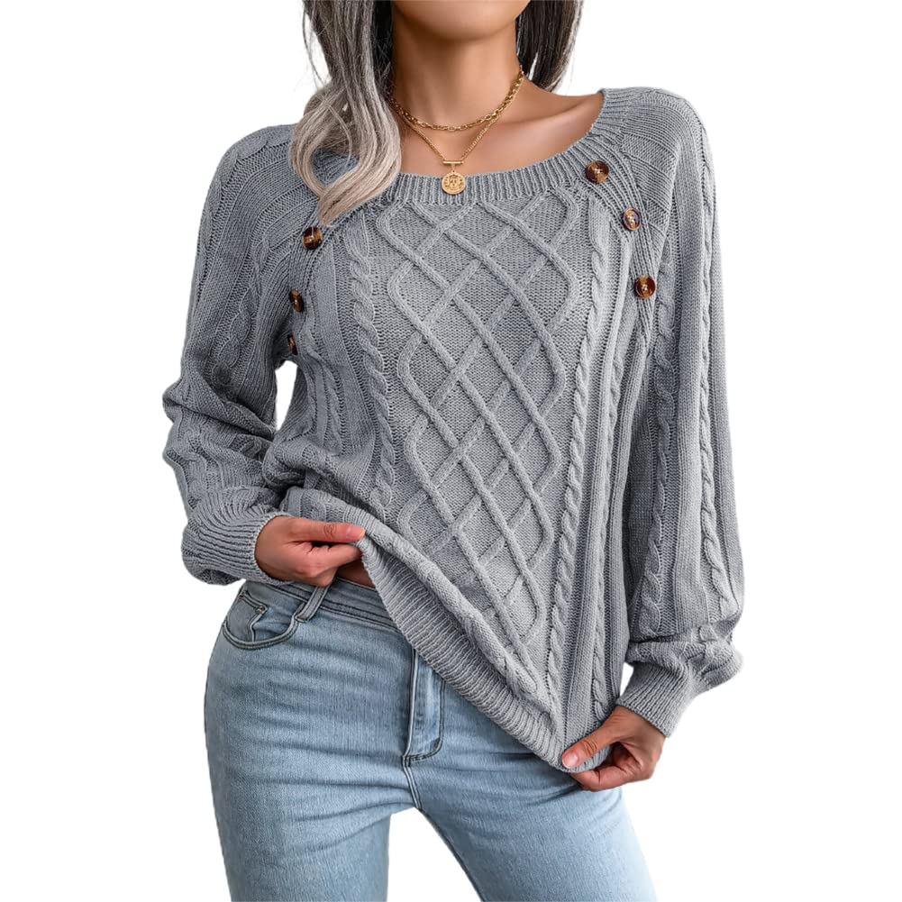 Foto 2 pulgar | Jersey Junboon De Punto Con Botones De Color Liso Para Mujer - Venta Internacional.