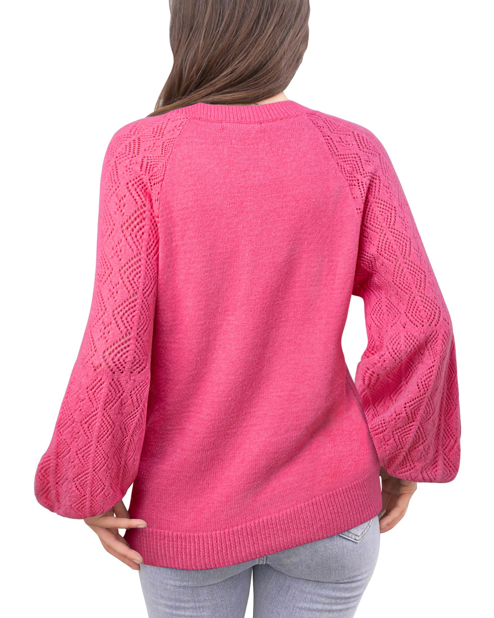 Foto 4 pulgar | Suéteres Messic Lightweight Para Mujer Rosa Xxl - Venta Internacional.