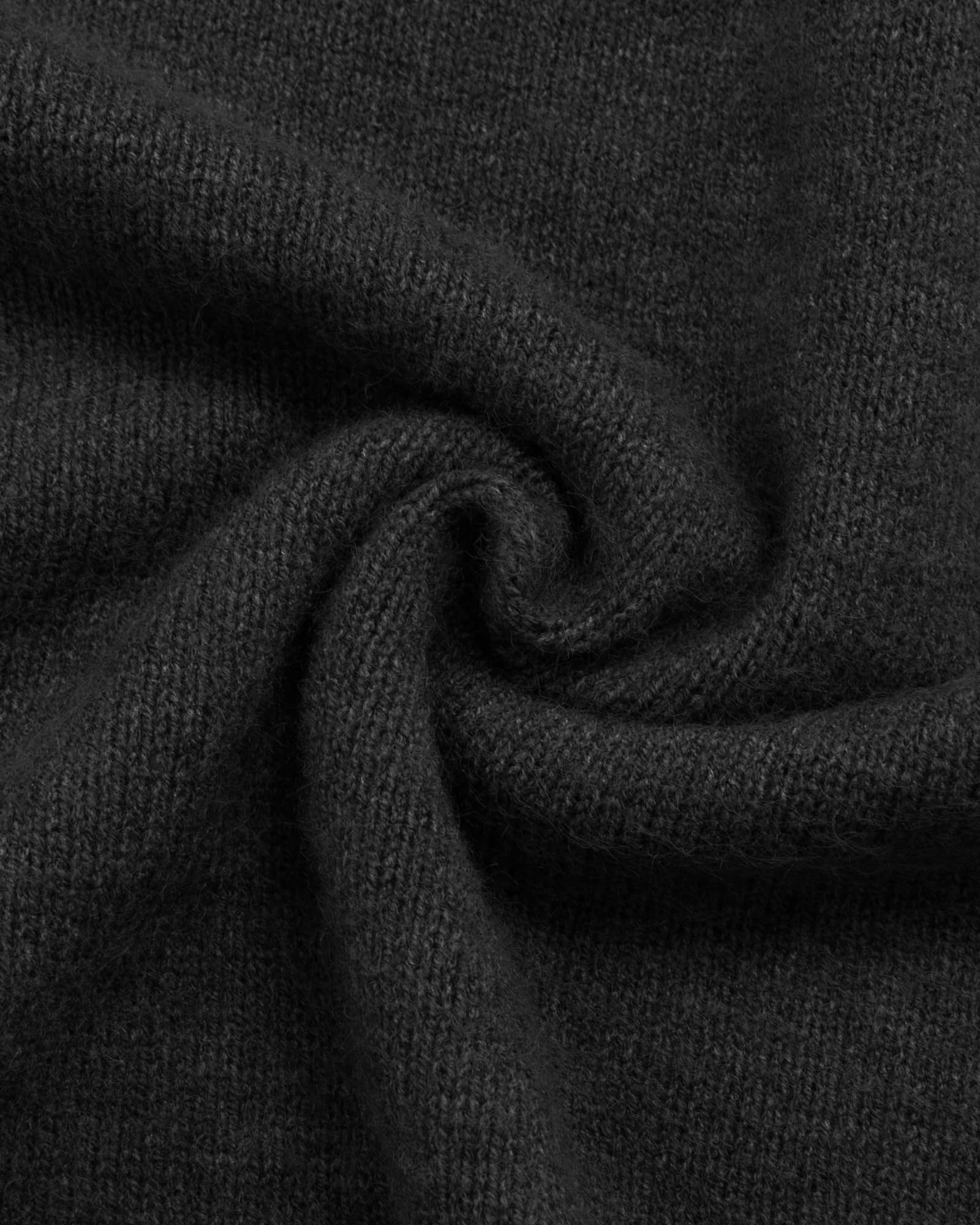Foto 5 | Jersey Messic Con Cuello En V Para Mujer, Manga Linterna Negra, Otoño 2023 - Venta Internacional.
