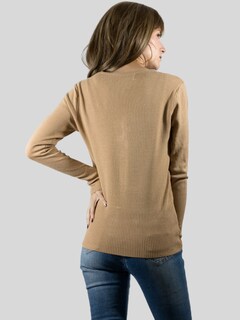 Foto 3 | Set De 2 Suéter Abierto De Mujer Con Detalles En Estoperoles Suet-1001-px2 Negro Y Beige Suéter Cardigan