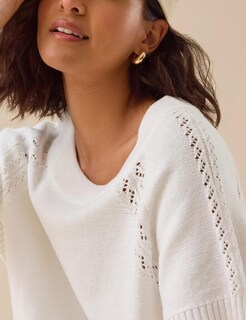 Foto 5 | Jersey Yeokou Para Mujer Manga Corta Cuello Redondo Punto Beige-s - Venta Internacional.