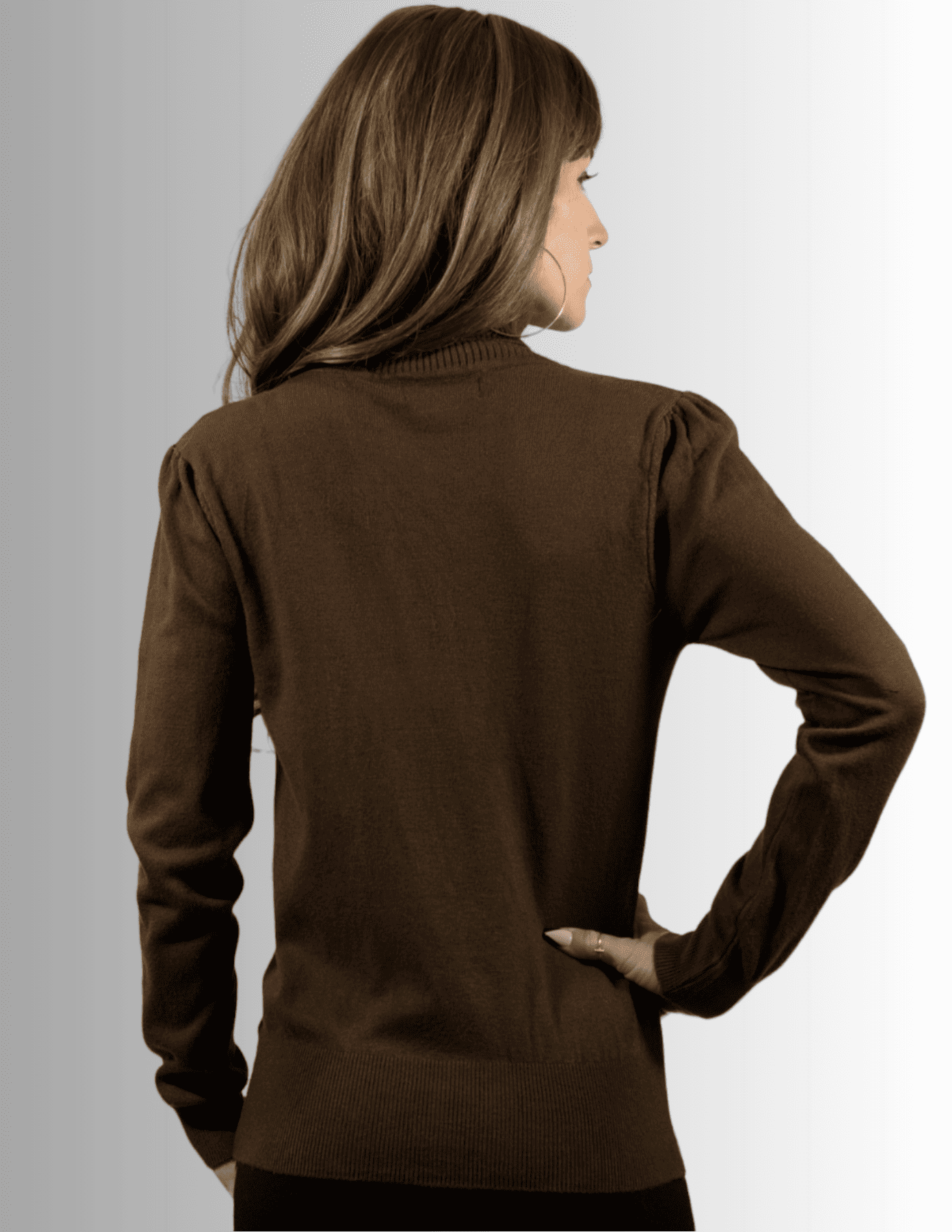 Foto 7 | Set De 2 Sueteres Mujer De Cuello Alto Sueteres Dama Suet-1023-px2 Variedad De Colores Sweaters