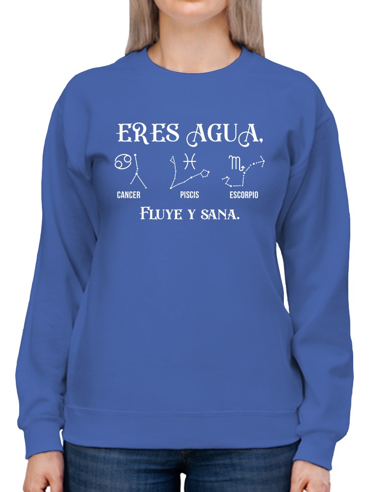 Sudadera Smartprintsink color Azul para Mujer